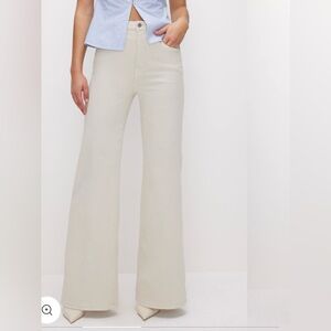 Good American Good Waist Palazzo| BONE001
